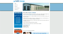 Desktop Screenshot of exit51storage.com